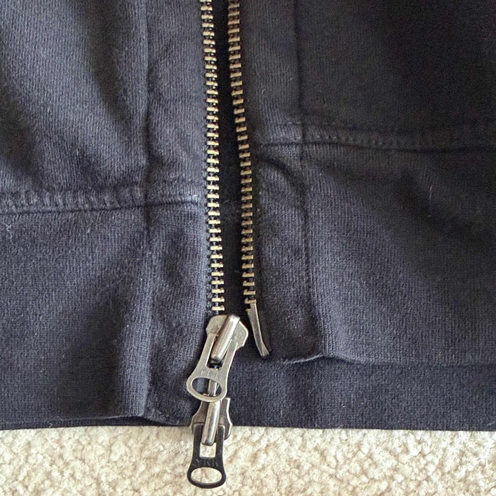 Buck Mason Alpine Fleece 15014 Zip-Up Hoodie black (gray also available) size S - Picture 4 of 7